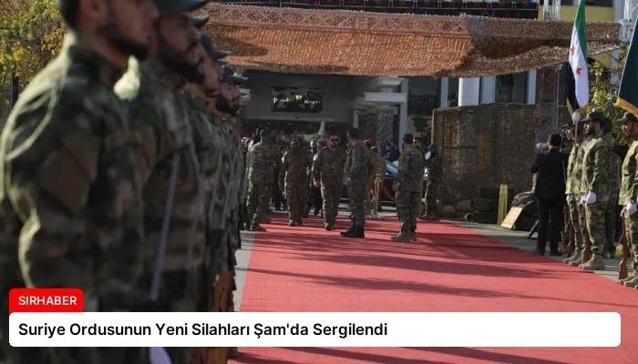 Suriye Ordusunun Yeni Silahları Şam’da Sergilendi