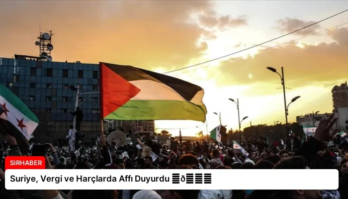 Suriye, Vergi ve Harçlarda Affı Duyurdu ⏬👇