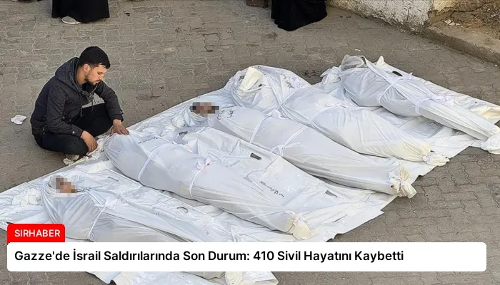 Gazze’de İsrail Saldırılarında Son Durum: 410 Sivil Hayatını Kaybetti