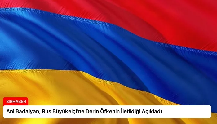 Ani Badalyan, Rus Büyükelçi’ne Derin Öfkenin İletildiği Açıkladı