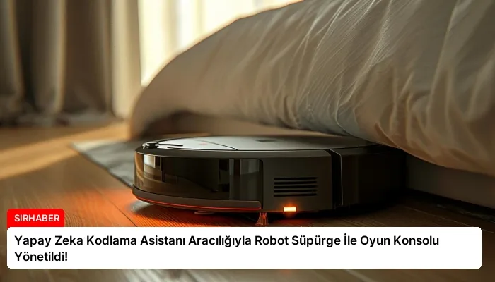 Yapay Zeka Kodlama Asistanı Aracılığıyla Robot Süpürge İle Oyun Konsolu Yönetildi!