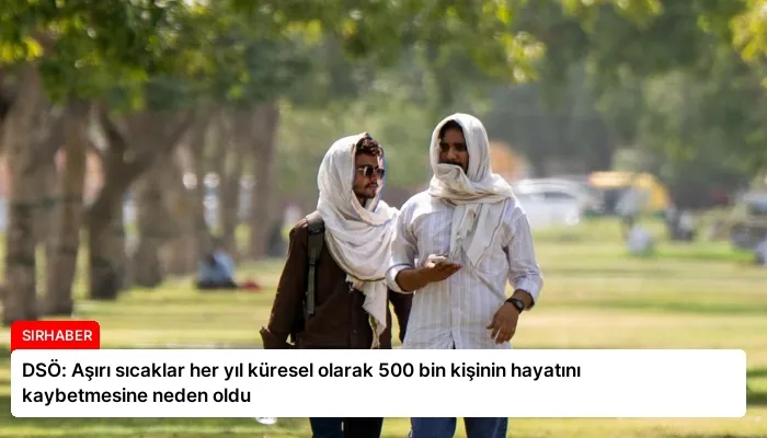DSÖ: Aşırı sıcaklar her yıl küresel olarak 500 bin kişinin hayatını kaybetmesine neden oldu