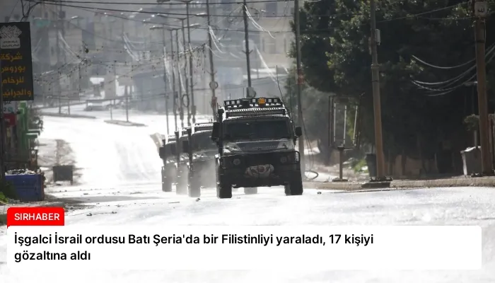 İşgalci İsrail ordusu Batı Şeria’da bir Filistinliyi yaraladı, 17 kişiyi gözaltına aldı