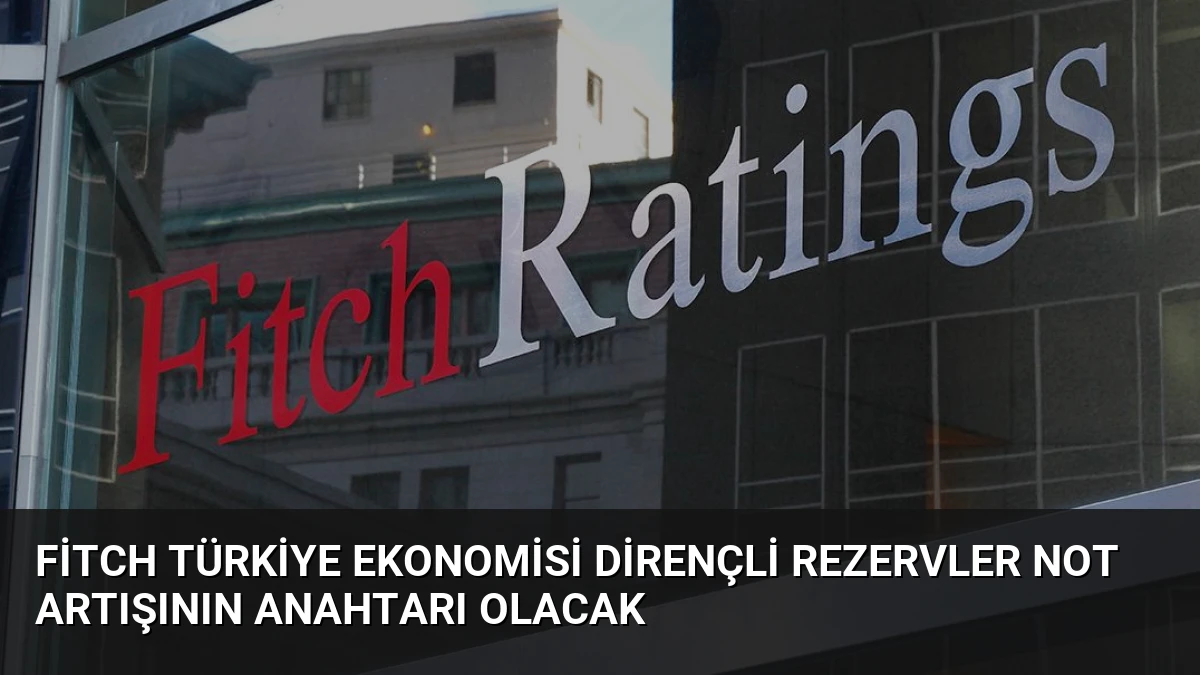 Fitch Türkiye Ekonomisi Dirençli Rezervler Not Artışının Anahtarı Olacak