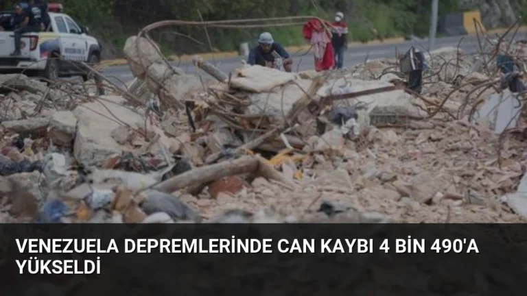 Venezuela Depremlerinde Can Kaybı 4 Bin 490’a Yükseldi