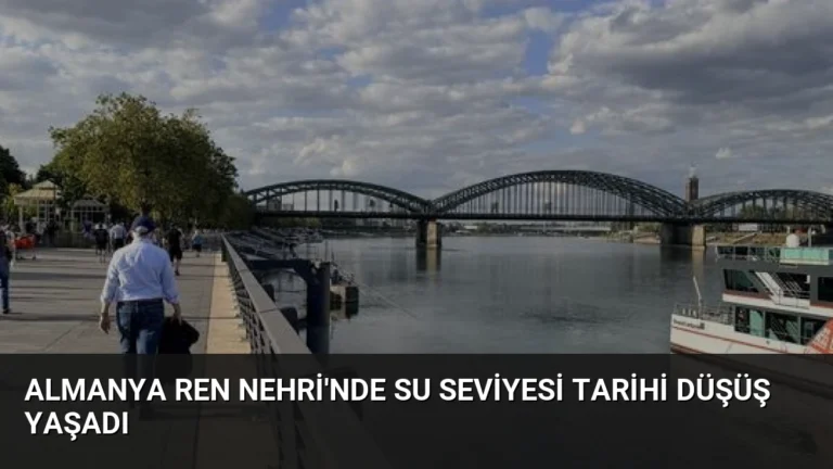 Almanya Ren Nehri’nde Su Seviyesi Tarihi Düşüş Yaşadı