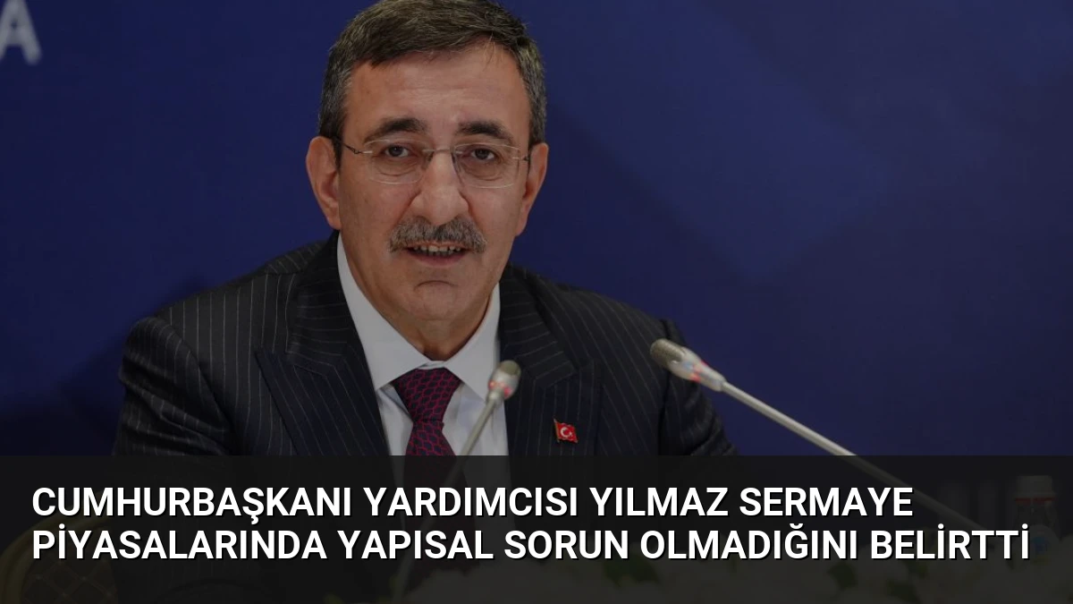 Cumhurbaşkanı Yardımcısı Yılmaz Sermaye Piyasalarında Yapısal Sorun Olmadığını Belirtti