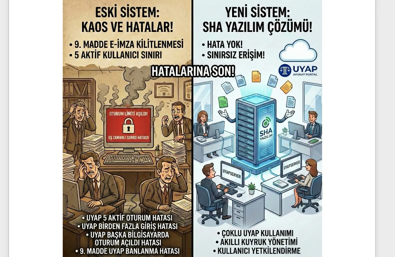 UYAP Avukat Portal 5 Aktif Oturum Hatasına Kesin Çözüm: UYAP Server