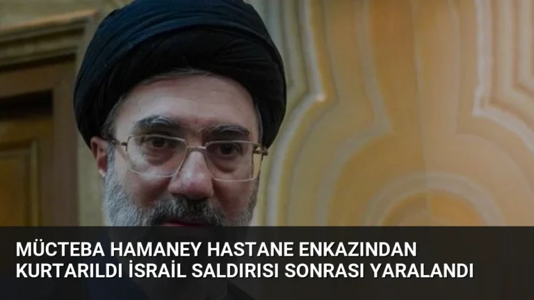Mücteba Hamaney Hastane Enkazından Kurtarıldı İsrail Saldırısı Sonrası Yaralandı